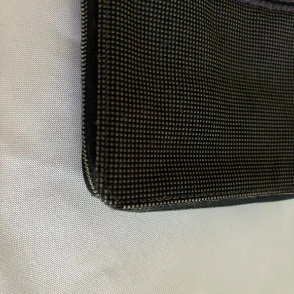 Hermes Clutch Bag Ale Line  Zip Around Gray Canvas - Picture 10 of 16